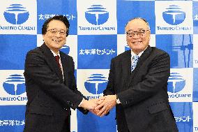 Taiheiyo Cement President Change Press Conference